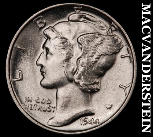 1944 Mercury Dime- Silver Choice Gem Brilliant Uncirculated MS++++ #i4081