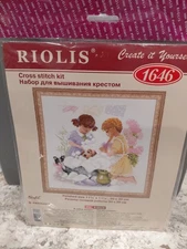 Riolis Bath Time For Puppy Counted Cross Stitch Kit (New/sealed) 2016