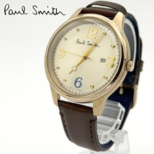 Paul Smith Watch City Big Ben Gold Brown Leather