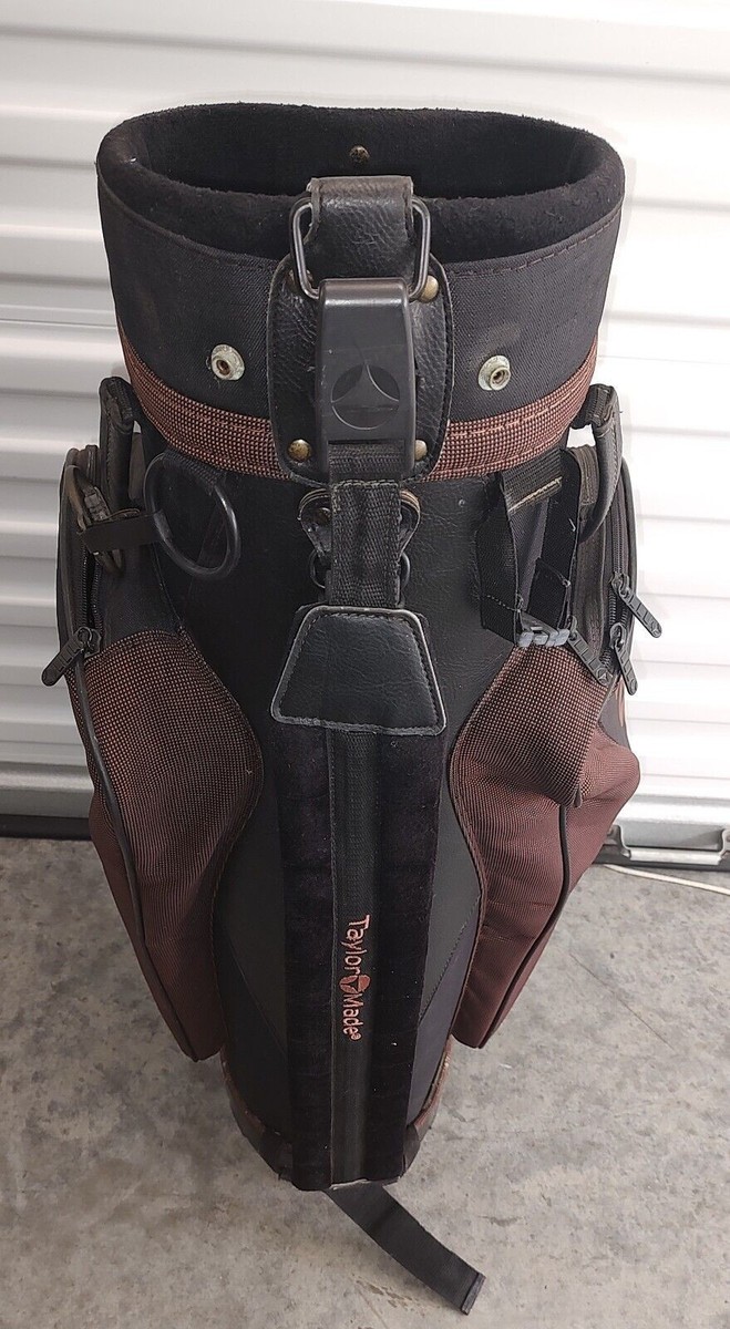 Vintage TaylorMade Bronze And Black Staff Bag | eBay