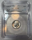 1992 Roosevelt Dime 10C ICG MS69 Philadelphia Copper Silver Uncirculated
