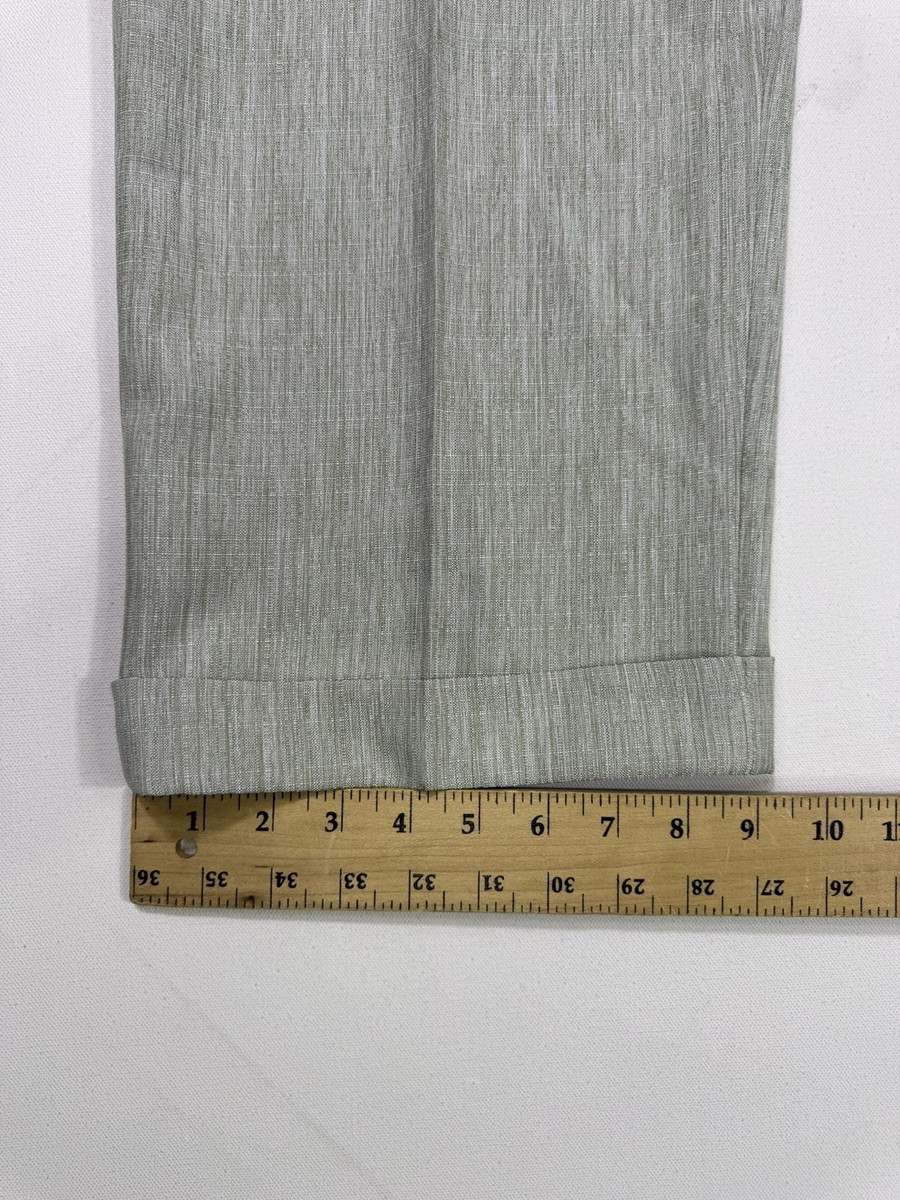 Vintage Smokey Joes Men's Dress Pants Baggy 44x32 Green Relaxed