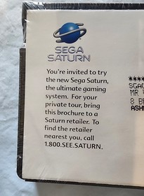 Sealed Sega Saturn "It's Here" Console Promo VHS Tape New It's Out There Video 