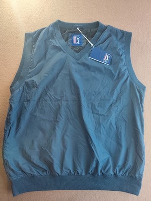 PGA Tour Heren Golf Windvest / Spencer   Blauw   Maat XXL   NWT