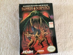Swords and Serpents (NES) Complete in Box with Booklet and Sleeve