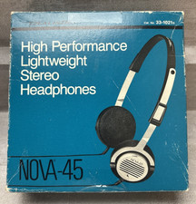 Vintage Realistic Nova-45 Stereo Headphones 33-1021 Tested Stranger Things