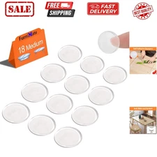 Glass Table Top Anti Slip Pads Self Adhesive- Glass Table Top Bumpers Large 1...