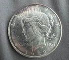 1922 D Peace Silver Dollar | Uncirculated Look / Choice AU | Attractive Toning