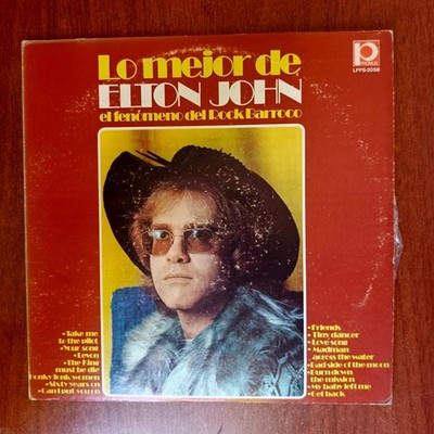 Lo Mejor De Elton John - El Fenomeno Del Rock Barroco [1972] Vinyl 2xLP Rare