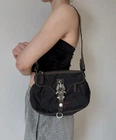 GGL Vintage 2008 Y2K George Gina & Lucy Day Dream Shoulder Mini Bag black  cargo