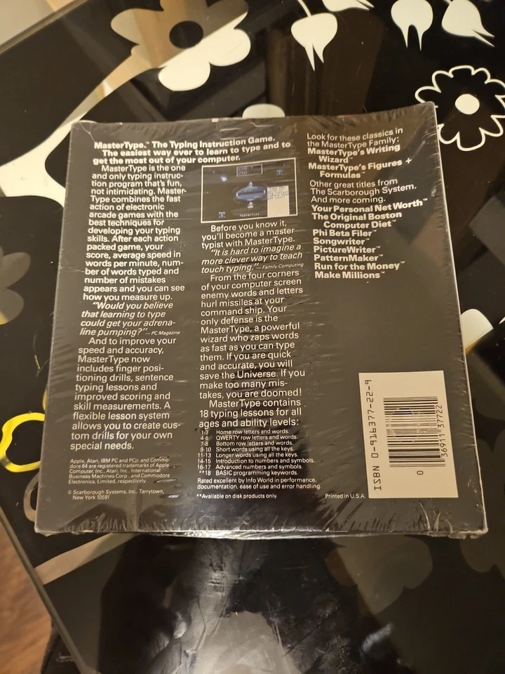 New Sealed Master Type Rom Cartridge For Commodore 64 Computer Brand Typing Game - Image 2 of 4