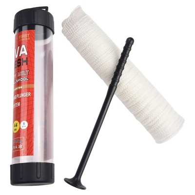 5m Fischerei PVA Mesh Net Bait Bag Wasserlösliche Fischerei Mesh Feeder Mit Werk