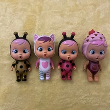 Cry Baby Magic Tears 5" Dolls Lot Of 4