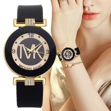 Women's Watch Bracelet Leather Strap Band Luxury Woman Fashion Quartz Round Dial