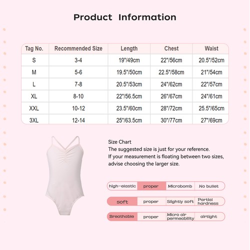 AU Kids Girls Dance Leotards Camisole Adjustable Shoulder Straps Bodysuit Romper - Picture 75 of 117