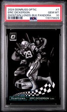 Eric Dickerson #7 2024 Donruss Optic Black Pandora Downtown Legends /25 PSA 10