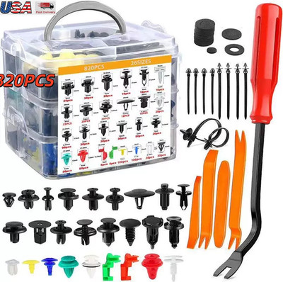 For Nissan Fastener Box Set Bumper Fender Liner Push Type Retainer Clips -820x