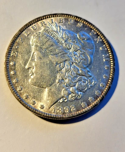 1892 O Morgan Silver Dollar $1 Scarce Date  CHOICE AU - C9716X