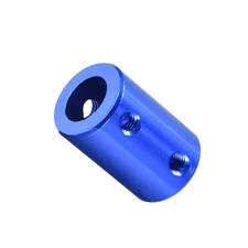 4pcs 3mm to 8mm Coupling 25mm 14mm Aluminum Alloy Shaft Coupler Connector Blue