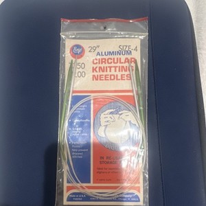 Boye 29" Aluminum Circular Knitting Needles Size 4, Model 29" Size-4, MPN 7350