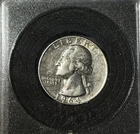Lot Of 4 Washington Silver Quarters; 1952-S, 1961-D, 1964-P, 1964-D; VF-AU/MS