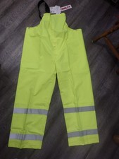 Tingley Class E Safety Rain Bib Overalls Yellow/Lime Size 4x