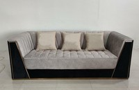 Sofa 3 Sitzer Sofas Luxus Textil Couchen Big Polster Designer MöBel Dreisitzer