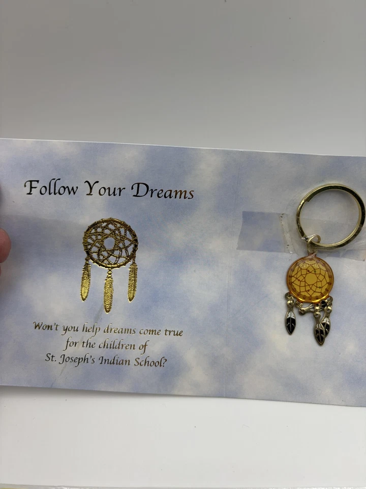 Lote de 11 chaveiros apanhador de sonhos cruz Santo Antônio anjo búfalo penas de tartaruga - Imagem 4 de 4