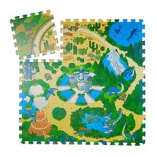 Alfombra puzzle bebe colchoneta infantil esterilla de juegos fácil limpieza