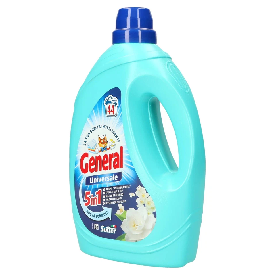 GENERAL DETERSIVO LIQUIDO UNIVERSALE 44 LAVAGGI - Immagine 3 di 4