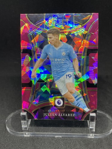 2023-24 Panini Select Julian Alvarez Pink Ice Prizm Mezzanine #165 Man City