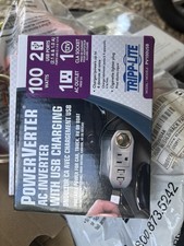 Tripp Lite PV100USB 100W Car Power Inverter w/ 1 Outlets 2 USB Charging Ports