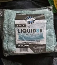 Rag Company  THE LIQUID8R 16X16. 2 PACK   DRYING TOWELS ONLY