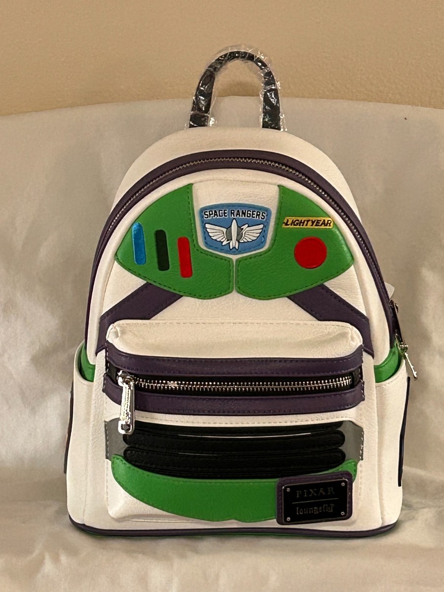 Loungefly Buzz Lightyear Wings Light up Mini Backpack New Loungefly Disney Pixar Toy Story Buzz Lightyear Wings Light  main image 4