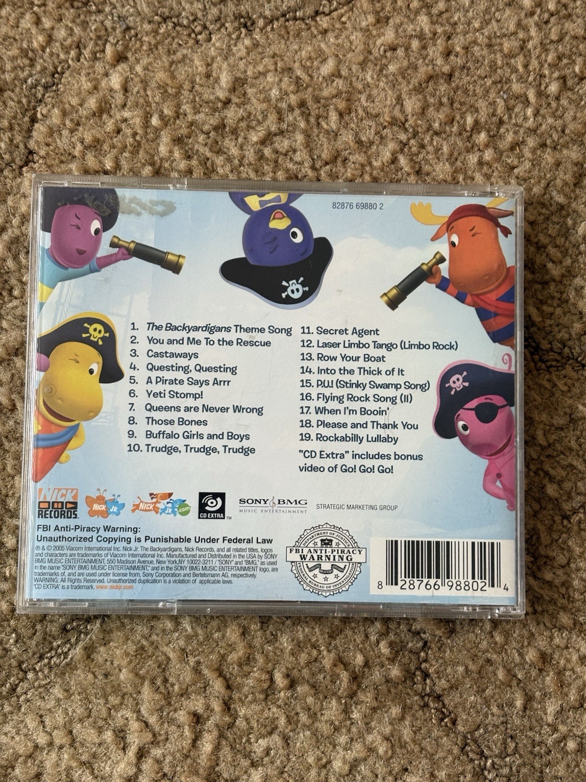(Nick Jr.) The Backyardigans Music CD: Adventures Begin Album