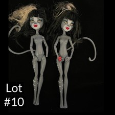 Monster High Purrsephone-lot of 2 G1 1st Wave Nude Dolls
