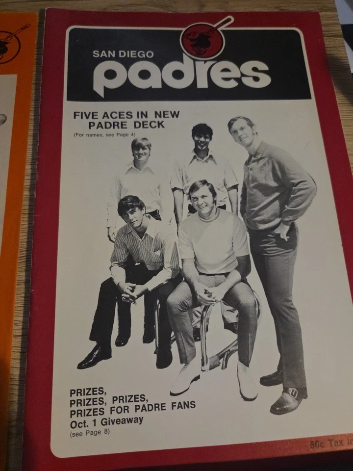 1972 (Lot Of 2) San Diego Padres (W/ Kids Game Tickets) Vs NY Mets~Programs - Image 3 of 4