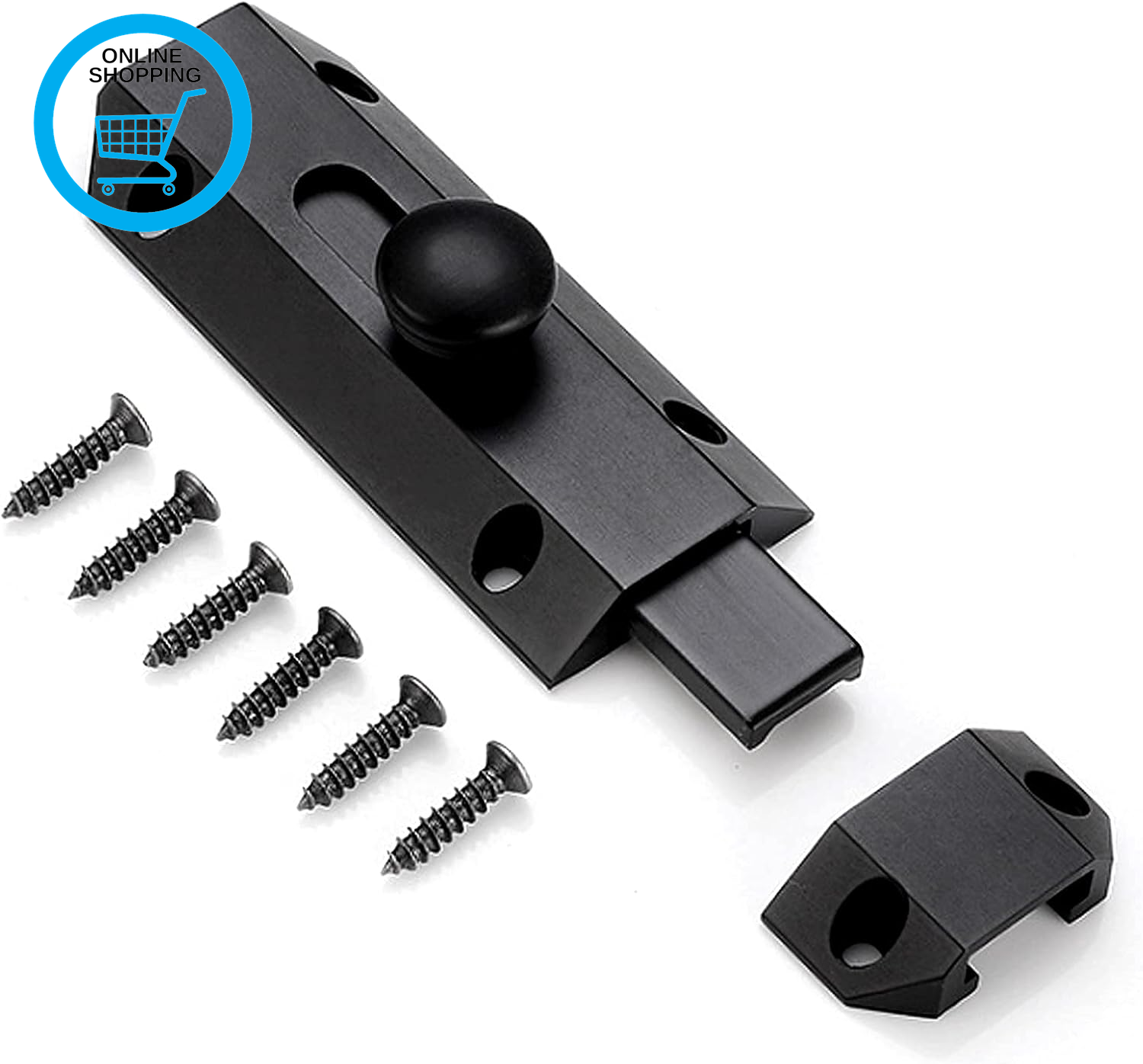 1Pc Thick Pure Brass Slide Barrel Door Bolt Heavy Duty Gate Security Lock Latch