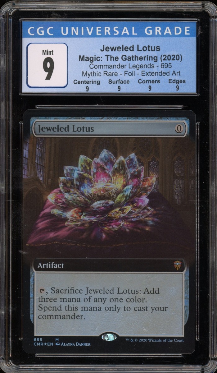 Magic MTG Jeweled Lotus Extended Art Foil Commander Legends #695