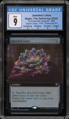 Magic MTG Jeweled Lotus Extended Art Foil Commander Legends #695