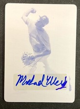 Michael Weisberg 1/1 Auto RC 2016 Leaf Perfect Game Magenta Printing Plate