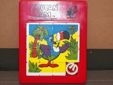 vintage 1979 KELLOGG SLIDING PUZZLES TOUCAN SAM  american publishing corp,
