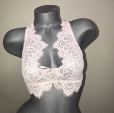 Victoria  s Secret Dream Angel Lace Unlined Racerback Bralette. Size Small. NWT