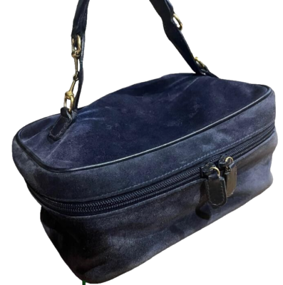バッグ GUCCI Horsebit Black Leather Vanity Bag Authentic Gucci Horsebit Vanity Pouch Suede Black unisex mini bag