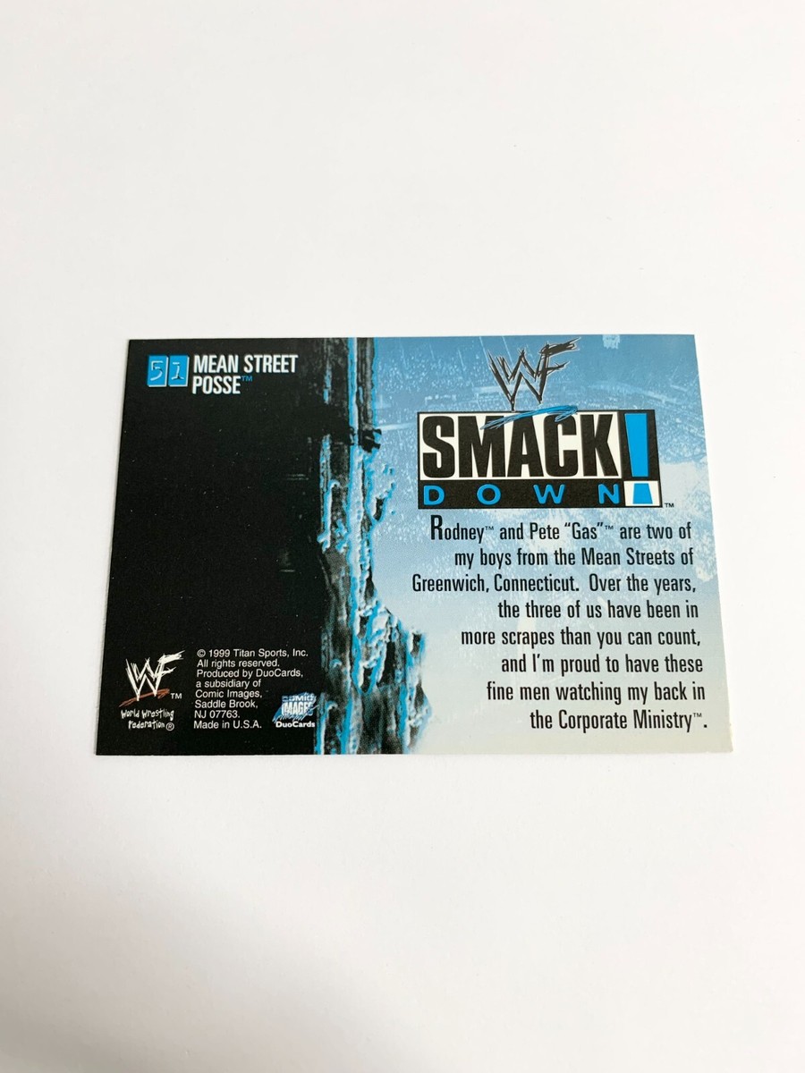 Mean Street Posse 1999 Comic Images WWF SmackDown! WWE Card # 51