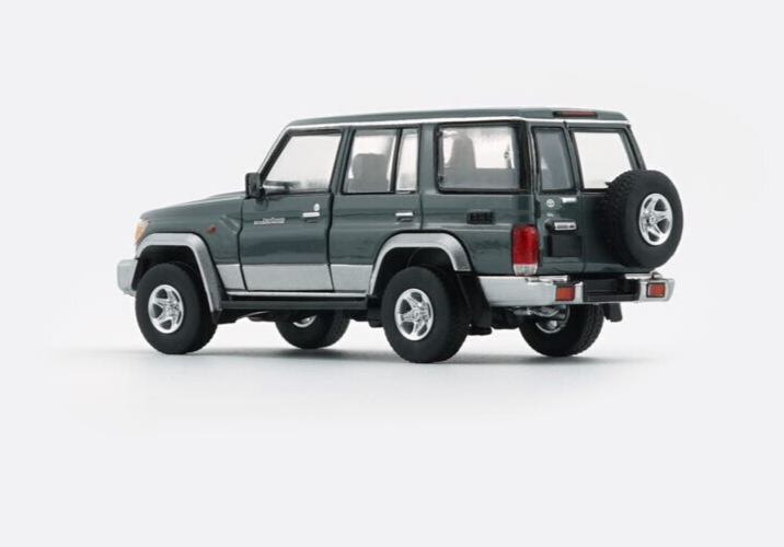 BM Creations Toyota Land Cruiser LC76 - Dark Grey - LHD 1:64