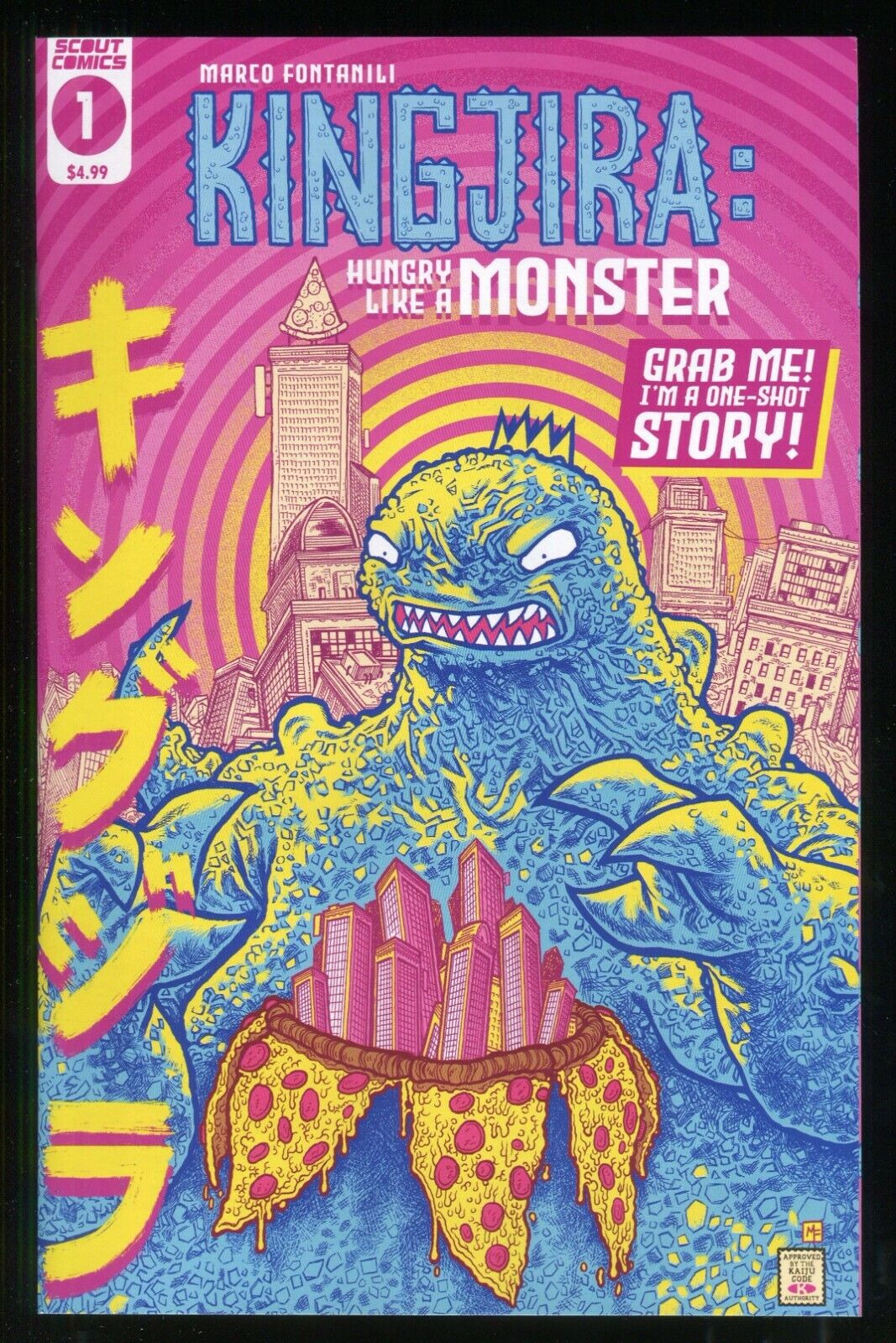 Kingjira Hungry like a Monster One-Shot Comic Godzilla Gamera Parody Giant Kaiju