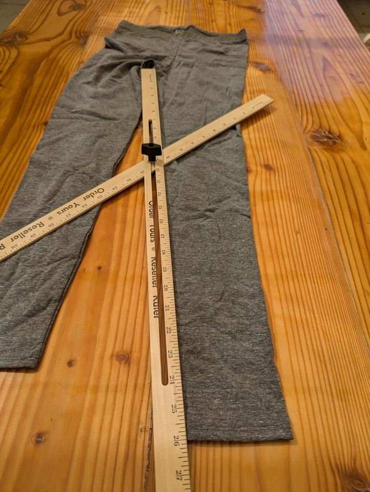 Womens royal apparel gray leggings sz s - Image 4 of 4