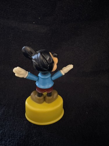 Marioneta Push Up Disney Mickey Mouse - Hecha por Gabriel Vintage 1977 - Imagen 3 de 4