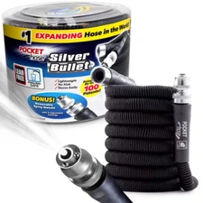 Silver Bullet 3/4 In. Dia X 50 Ft. Lightweight Kink-free Expandable Water Gard